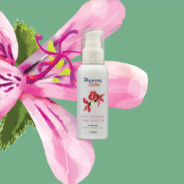 Rose Geranium Body Tonic Oil (eczema, sensitive & dry skins)