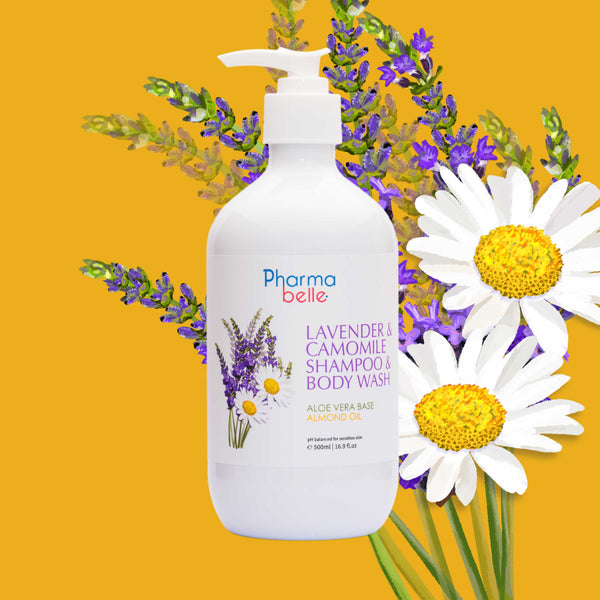 Lavender & Camomile (aloe base) Body Wash - eczema, sensitive & dry skins